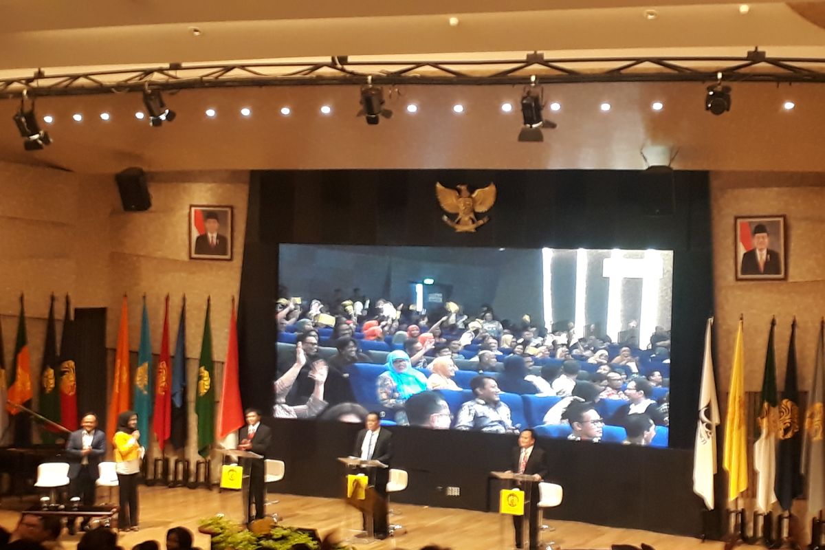 Debat tiga calon rektor UI dihadiri dua menteri