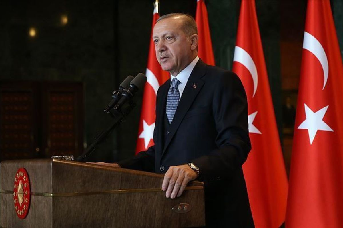 Erdogan: Koridor perdamaian bertujuan selesaikan krisis migran Suriah