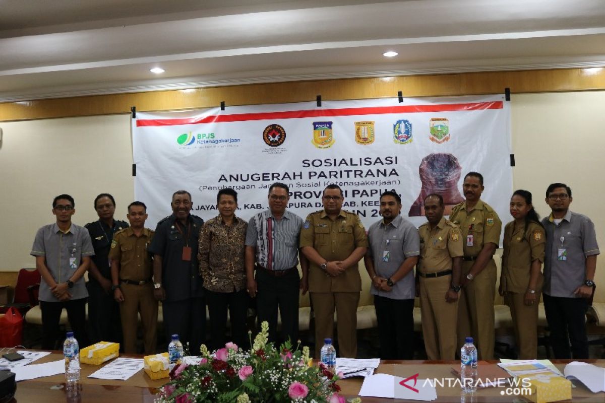 Pemprov Papua mengapresiasi BPJS-TK terkait penghargaan Paritrana 2019