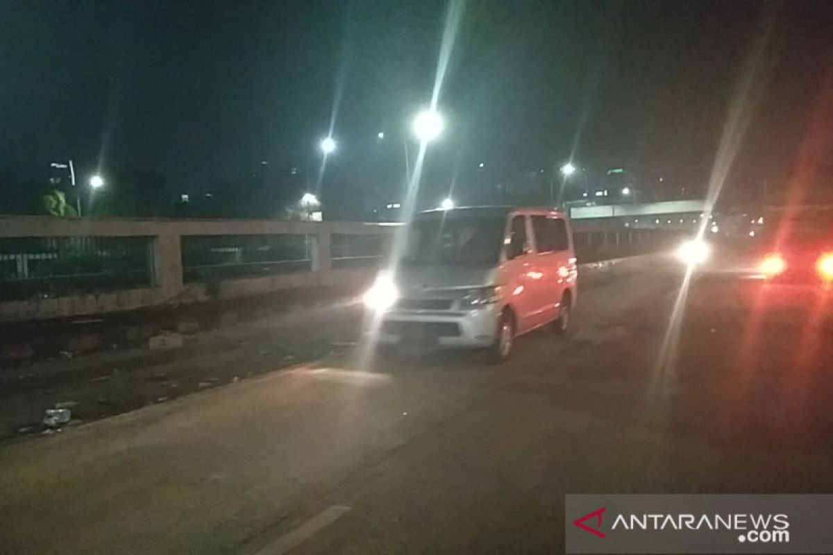 Lalu lintas Jalan Gatot Subroto kembali normal