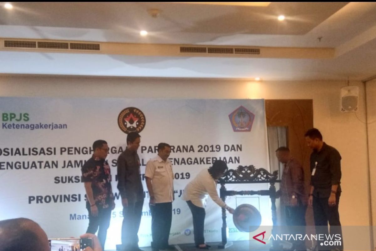 BPJSTK bersama Pemprov Sulut targetkan raih penghargaan Paritrana 2019