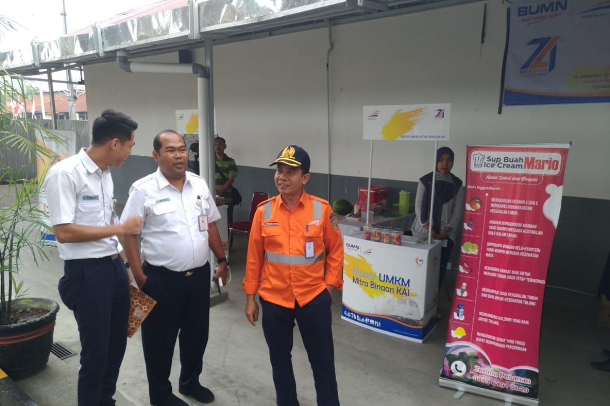 PT KAI gelar Bazar UMKM mitra binaan di Stasiun Padang