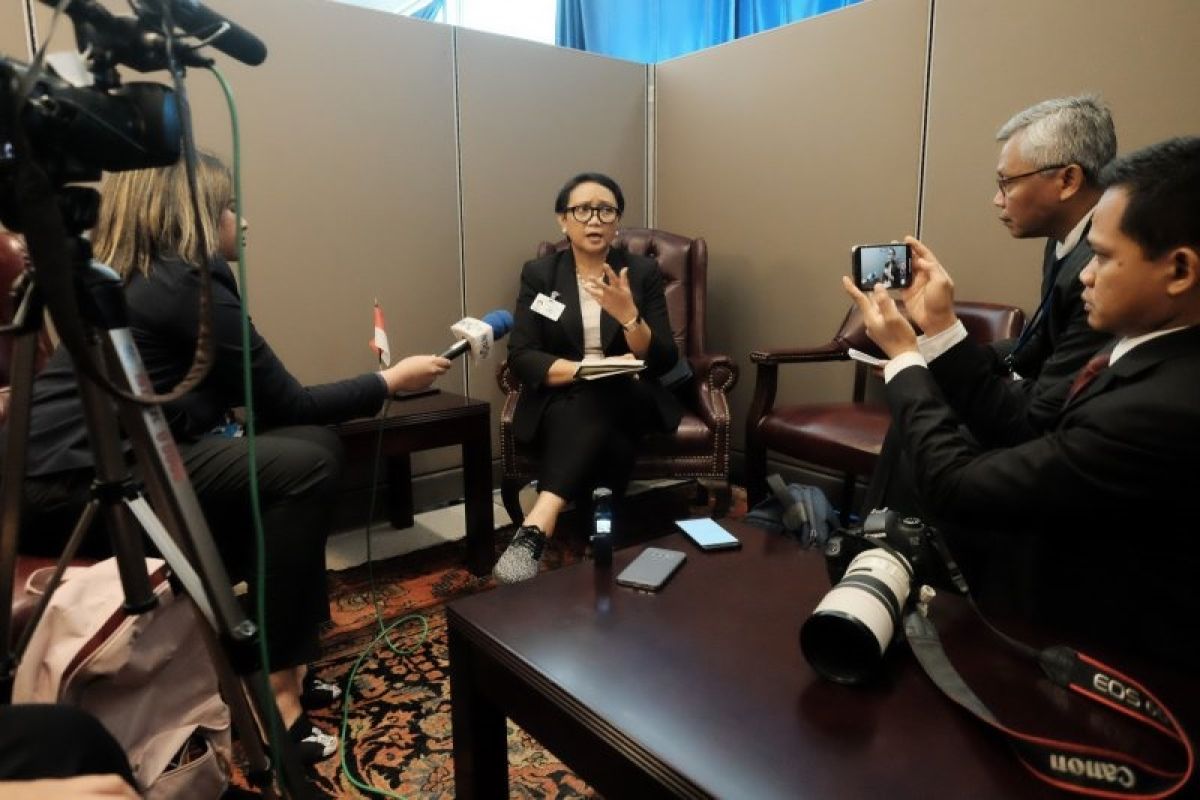 Menlu RI Retno Marsudi minta hentikan kebencian terhadap Islam
