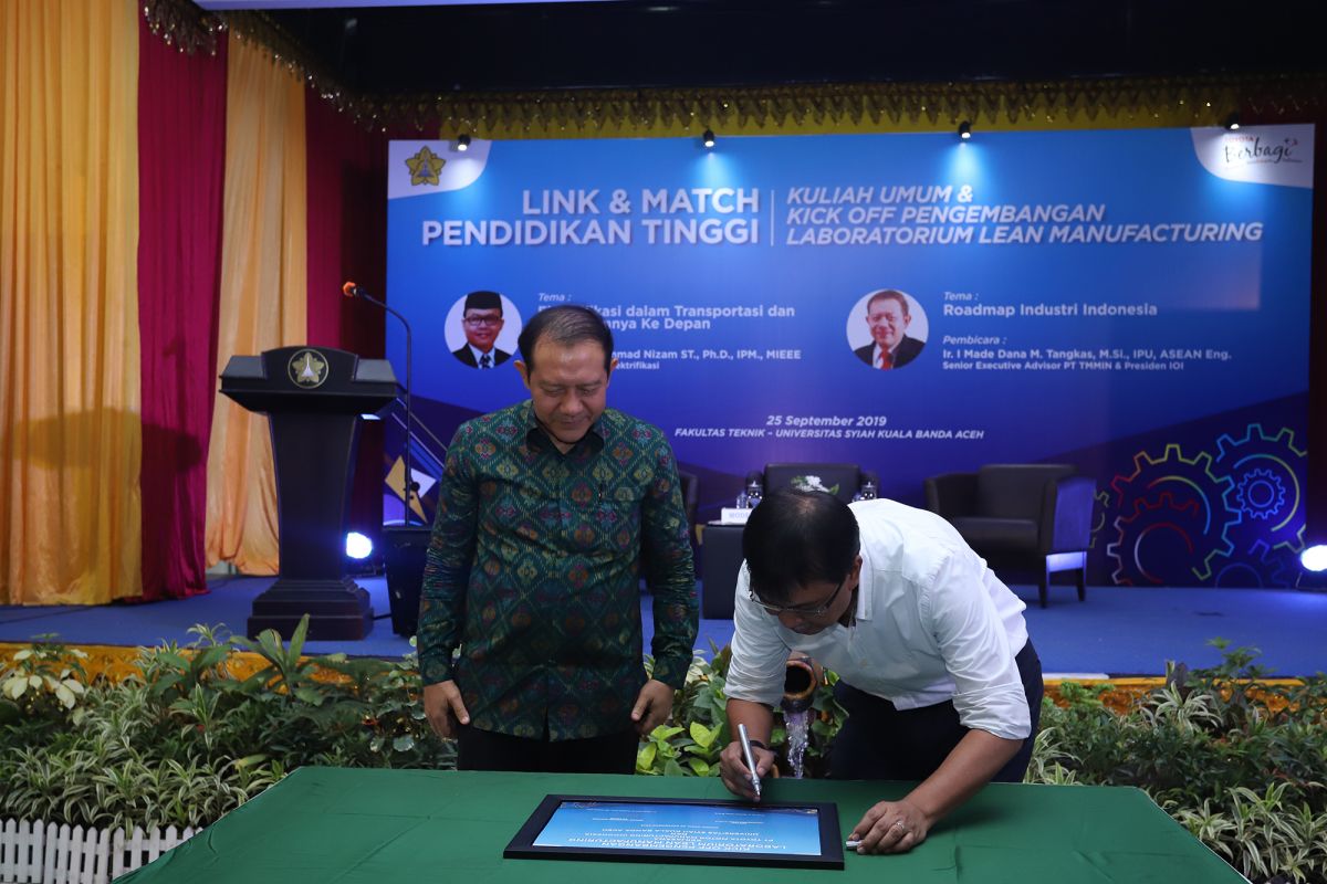 Unsyiah Banda Aceh dapat bantuan laboratorium lean manufacturing dari Toyota