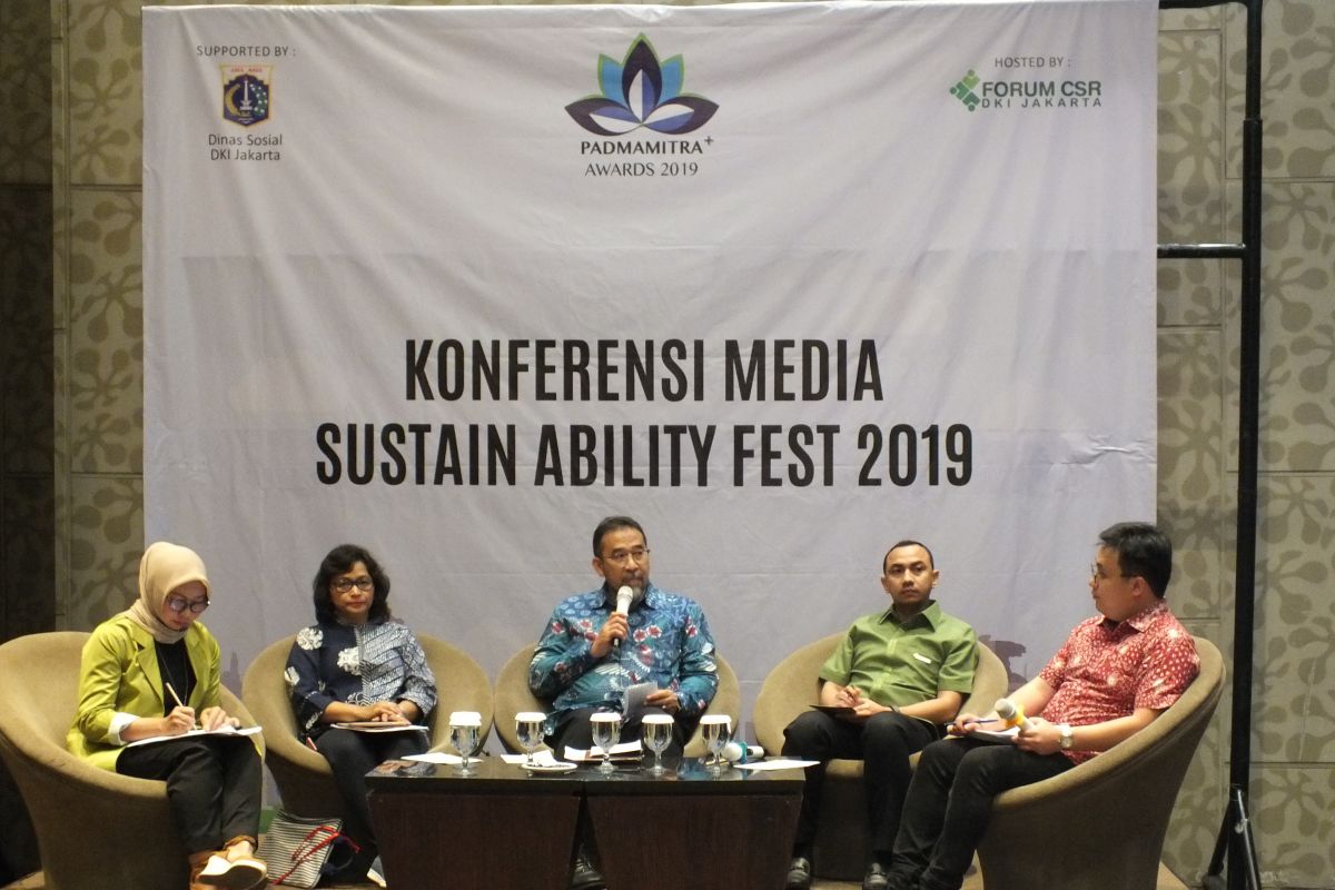 Forum CSR DKI berikan penghargaan di bidang pembangunan berkelanjutan