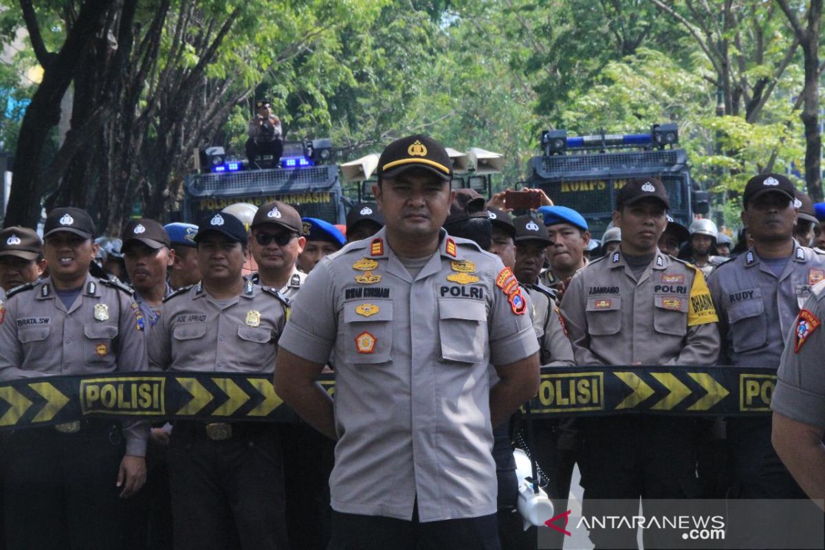 Polisi persuasif amankan demonstrasi mahasiswa di Banjarmasin