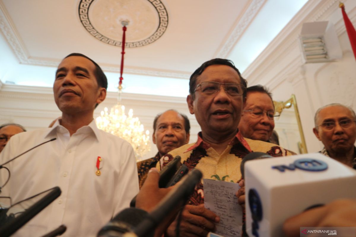 Menentukan genting untuk menerbitkan perppu hak subjektif Presiden Jokowi, kata Mahfud