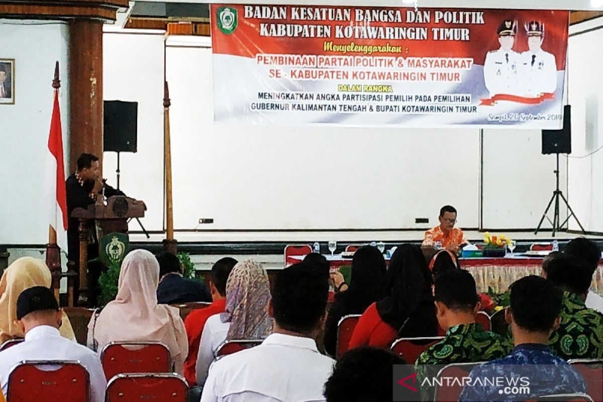 Partai politik Kotim diminta bantu tingkatkan partisipasi pemilih