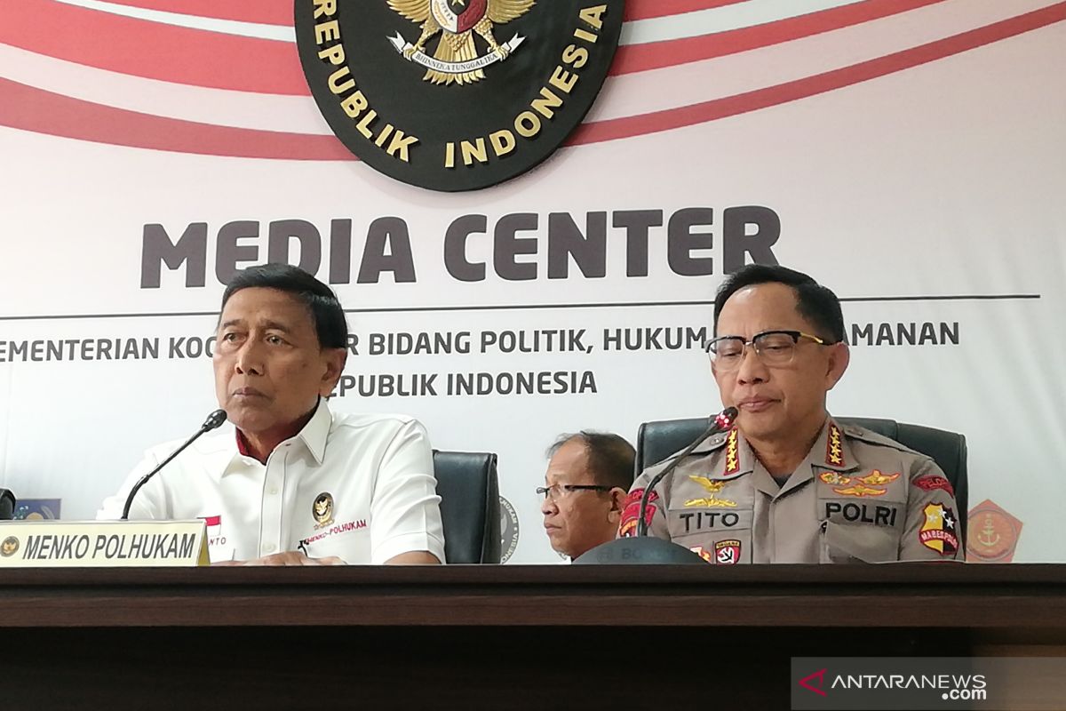 Wiranto sebut demo rusuh bertujuan gagalkan pelantikan Presiden