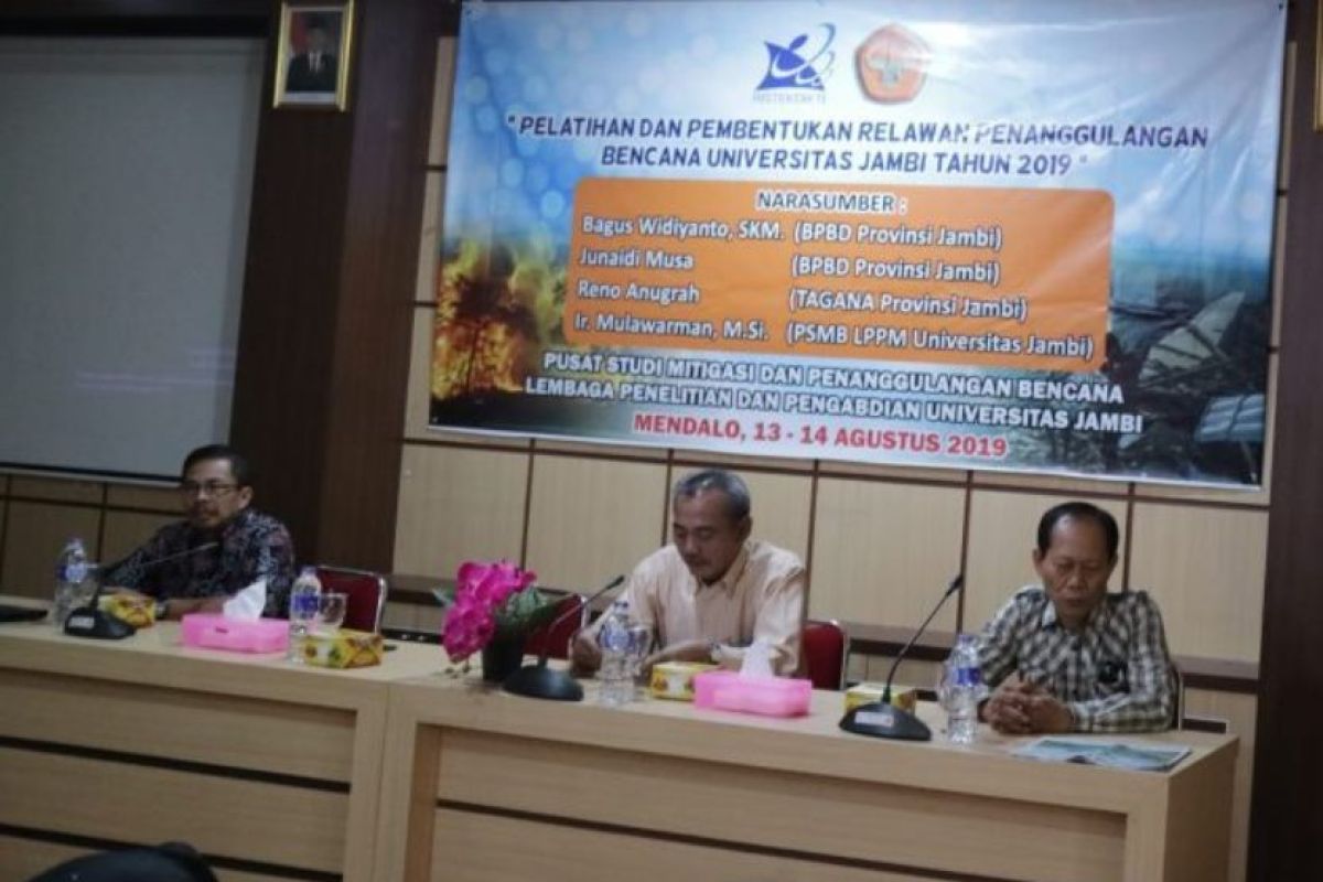 Universitas Jambi miliki Relawan Penanggulangan Bencana