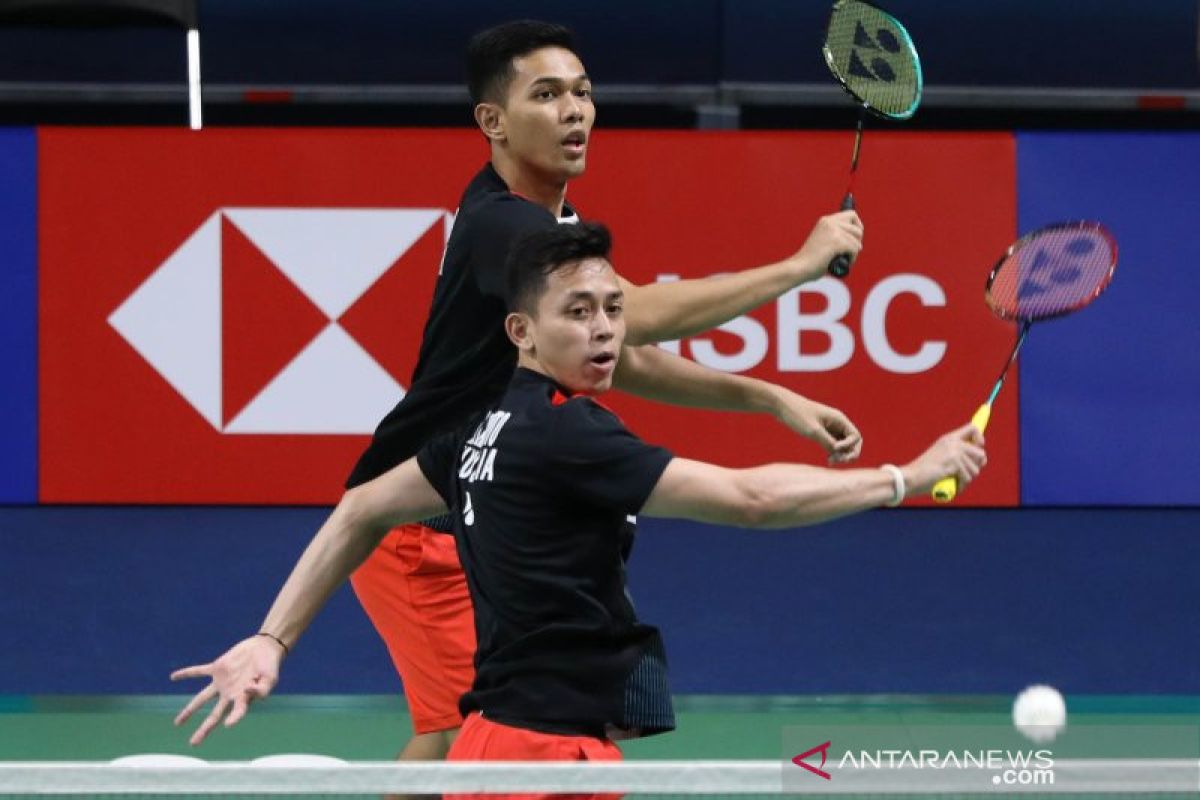 Fajar/Rian tantang Marcus/Kevin di perempat final Korea Open