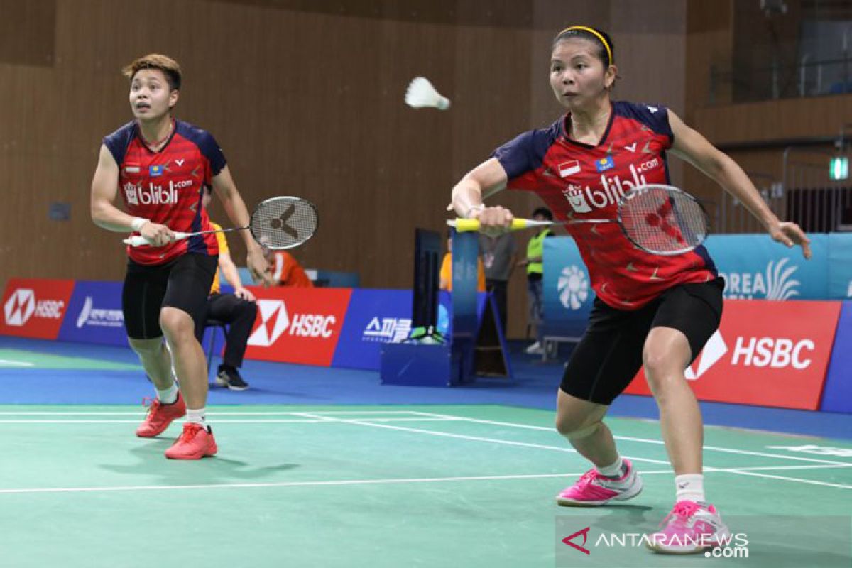 Greysia/Apriyani melaju babak kedua Denmark Open 2019