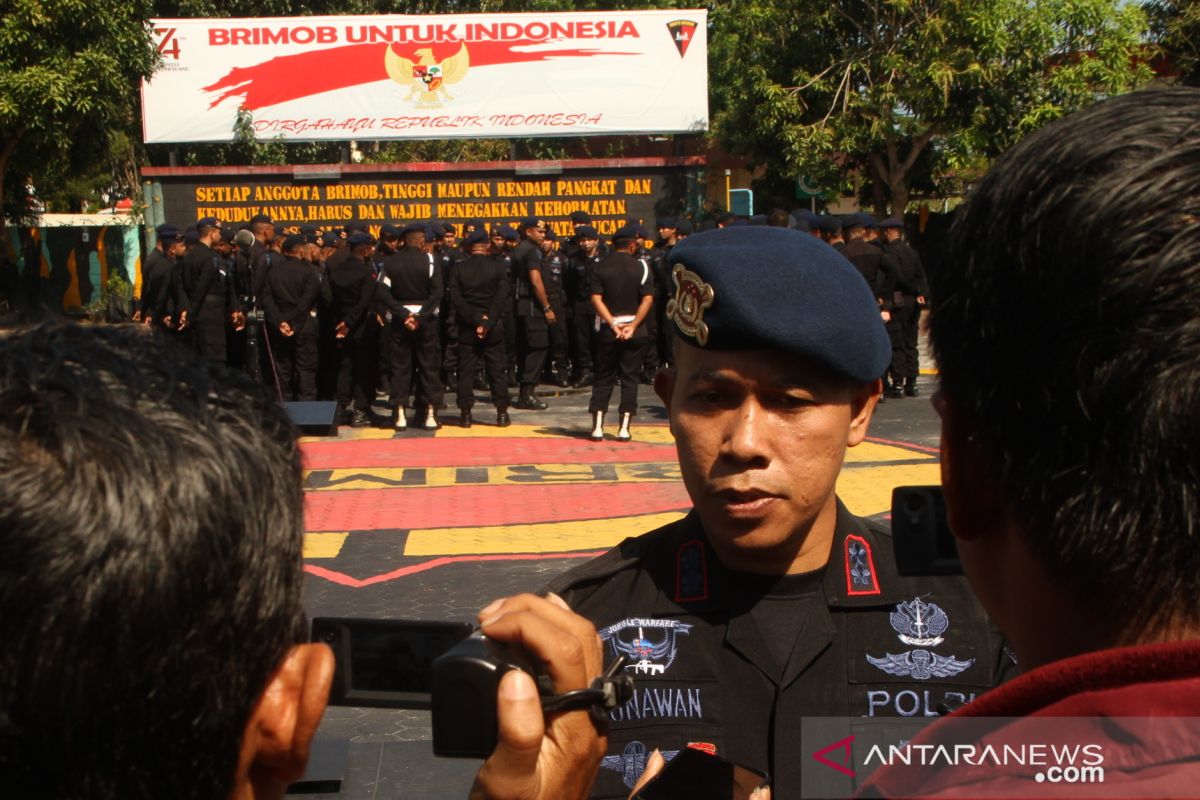 Brimob kirim satu SSK bantu amankan Jakarta