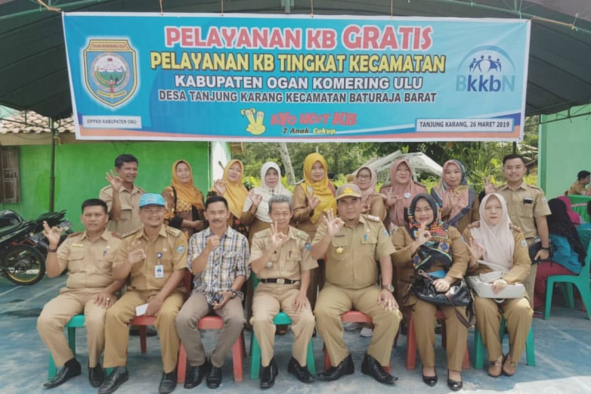 DPPKB Ogan  Komering Ulu layani seratusan akseptor KB gratis