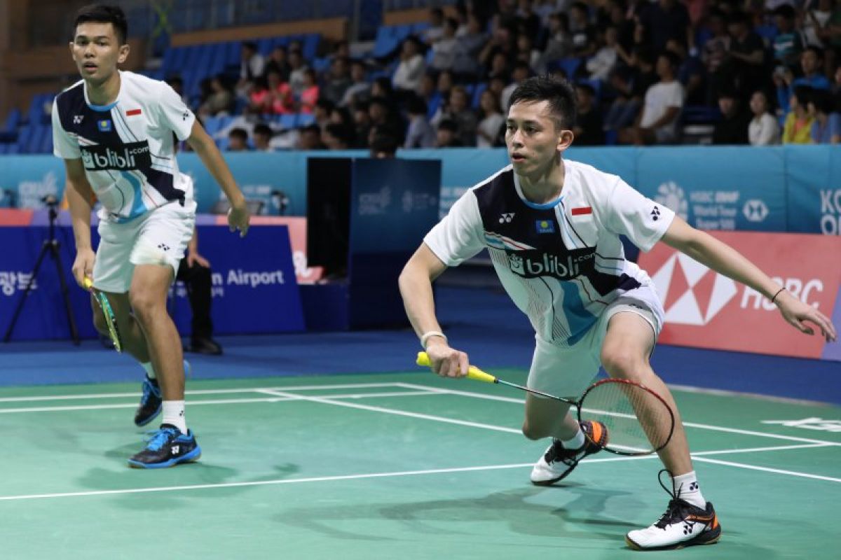 Perempat Final Korea Open, Ganda Putra Indonesia pastikan ke semifinal