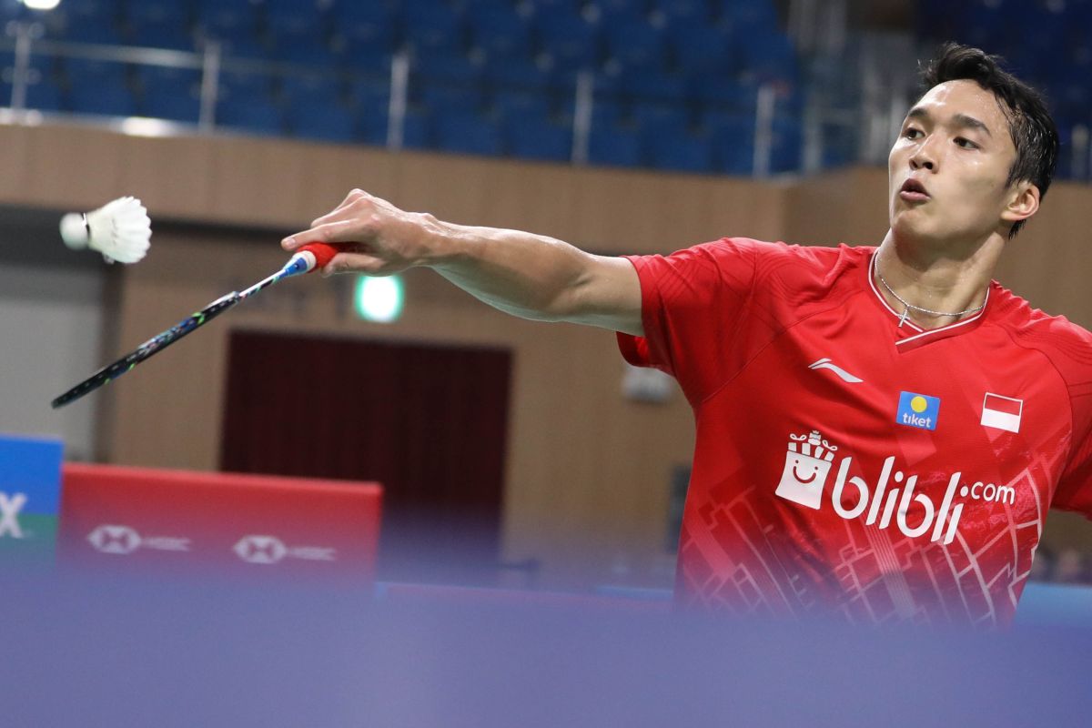 Jojo lewati Jorgensen pada babak pertama Denmark Open 2019