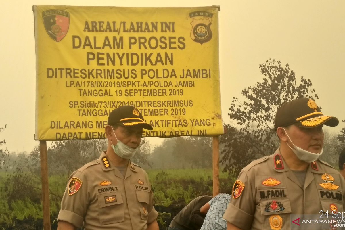 Kasus Karhutla, Polda Jambi naikkan status PT DSSP tahap penyidikan