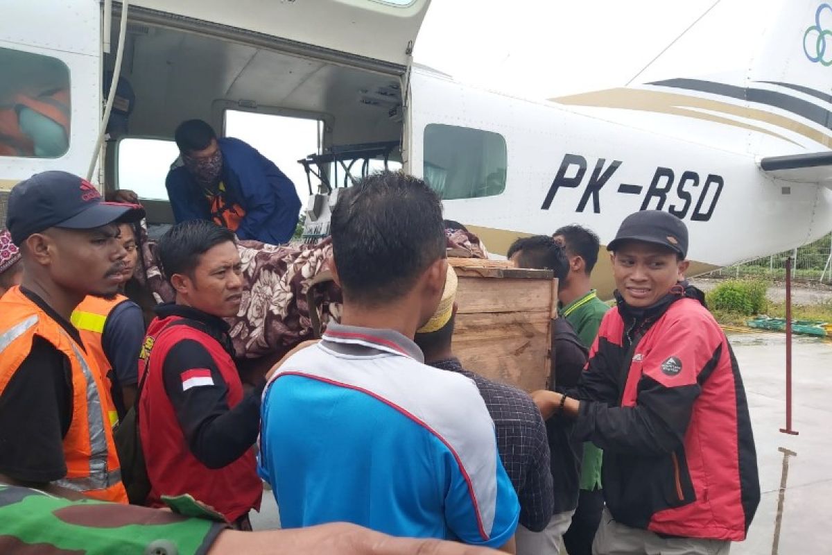 Jenazah  penembakan di Kabupaten Puncak dibawa ke Makassar