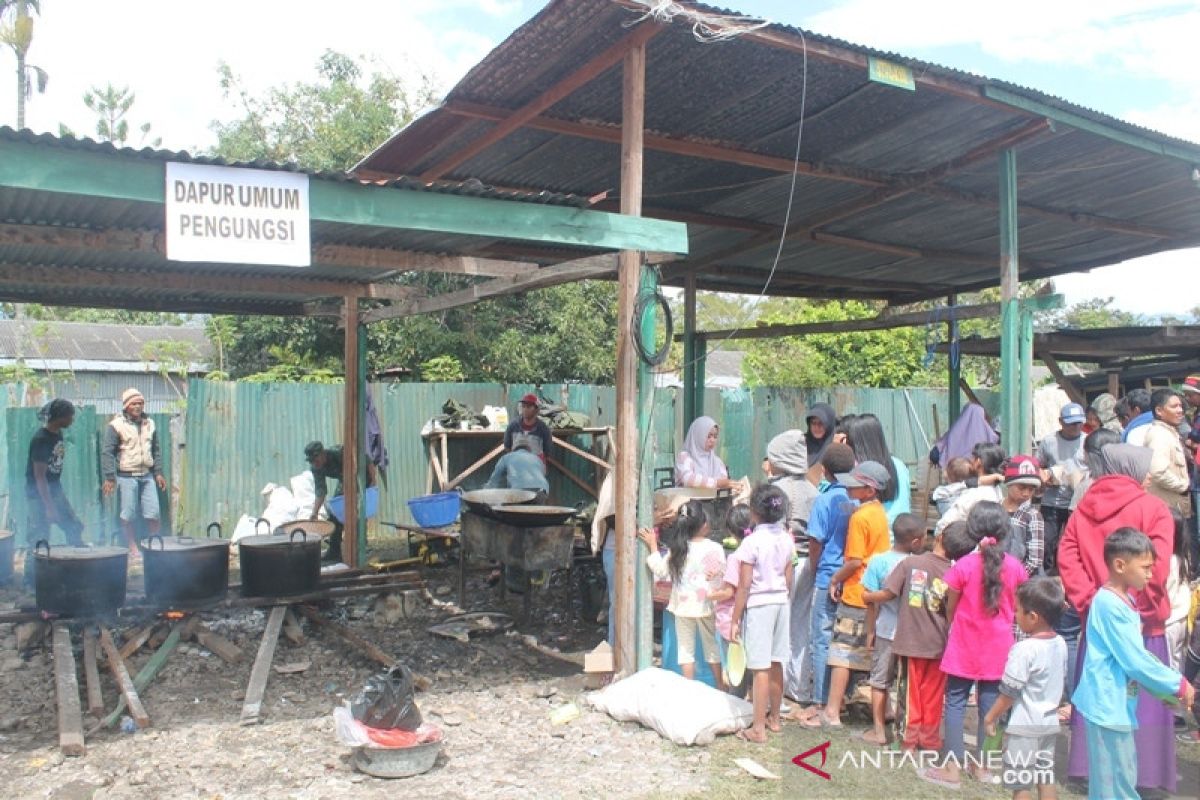 Pemerintah buka dapur umum di Ukumiarek Asso untuk para pengungsi