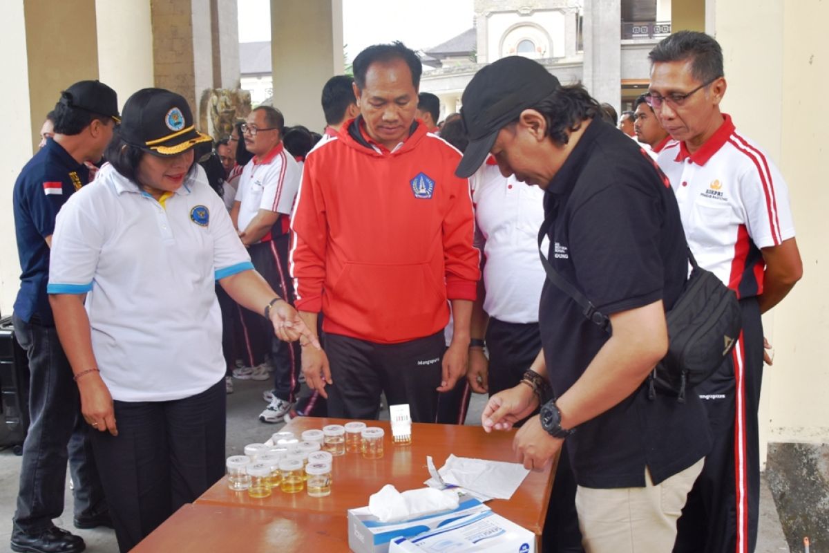 BNN  tes urine 300 ASN di lingkungan Pemkab Badung