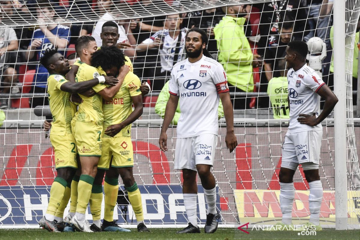Lyon dikalahkan Nantes, enam laga tanpa kemenangan