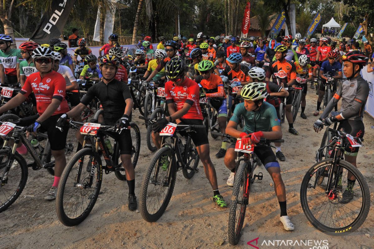 120 peserta ikuti kejuaraan MTB XC Marathon Tanjung Lesung 2019