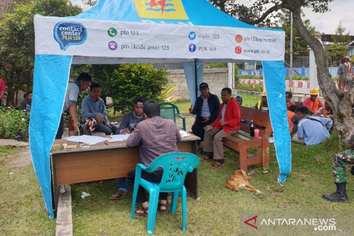 Papua terkini - PLN buka posko pelayanan sementara di Wamena