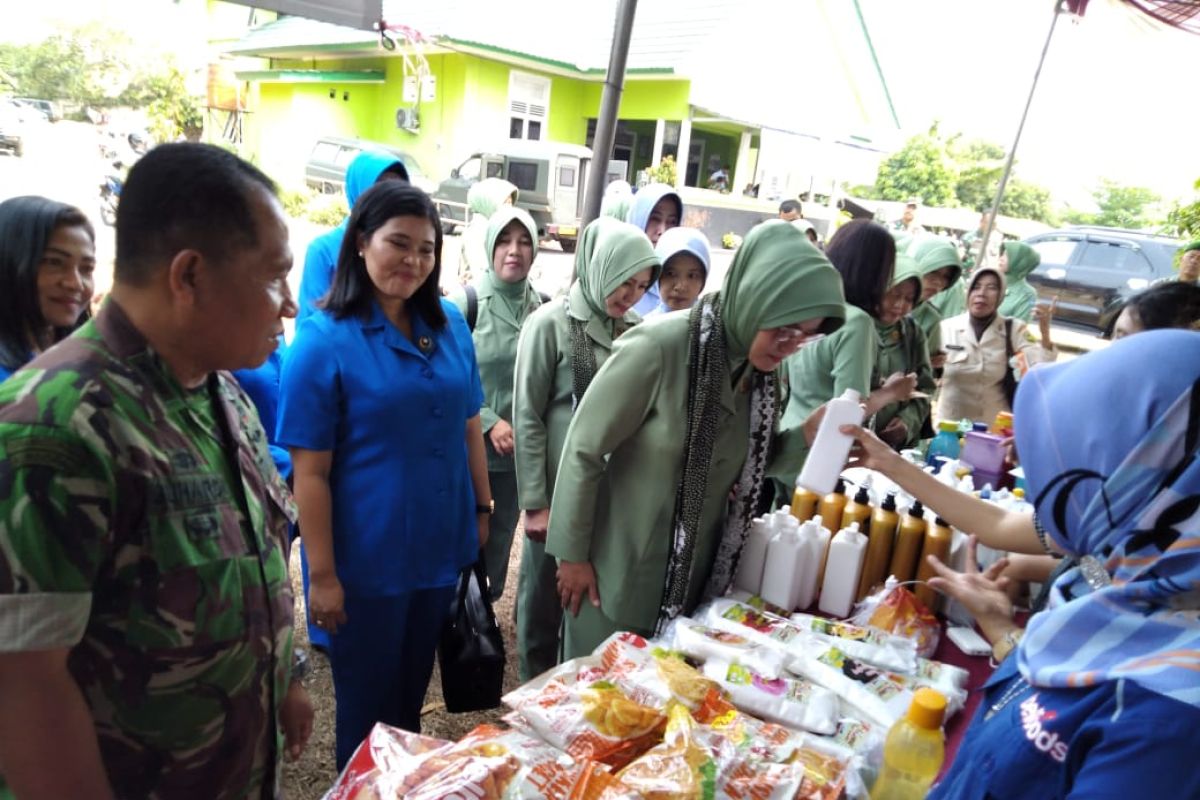 Korem 045 Gaya gelar pasar murah bantu warga Pangkalpinang