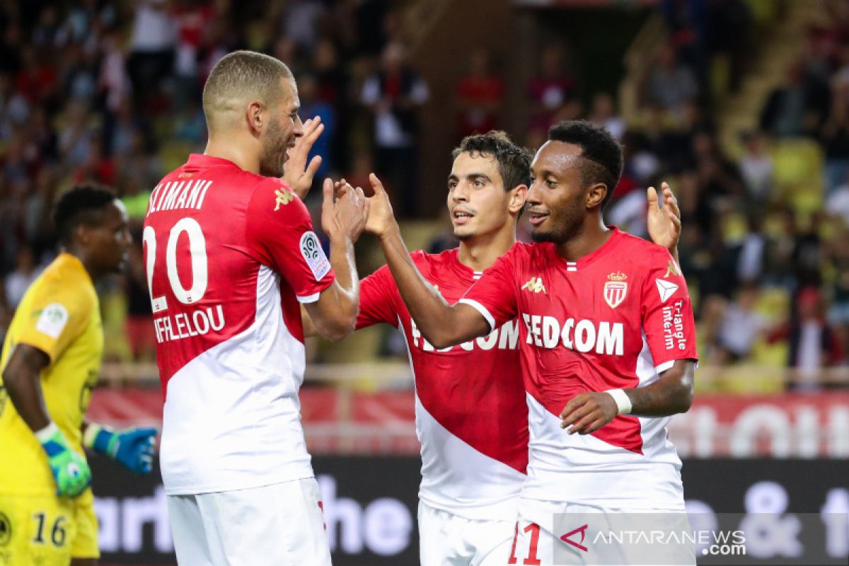Monaco lanjutkan tren positif dengan bekap tamunya  Brest 4-1