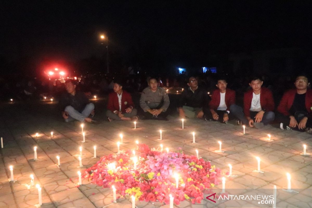 Mahasiswa Rejang Lebong gelar solidaritas korban demonstrasi