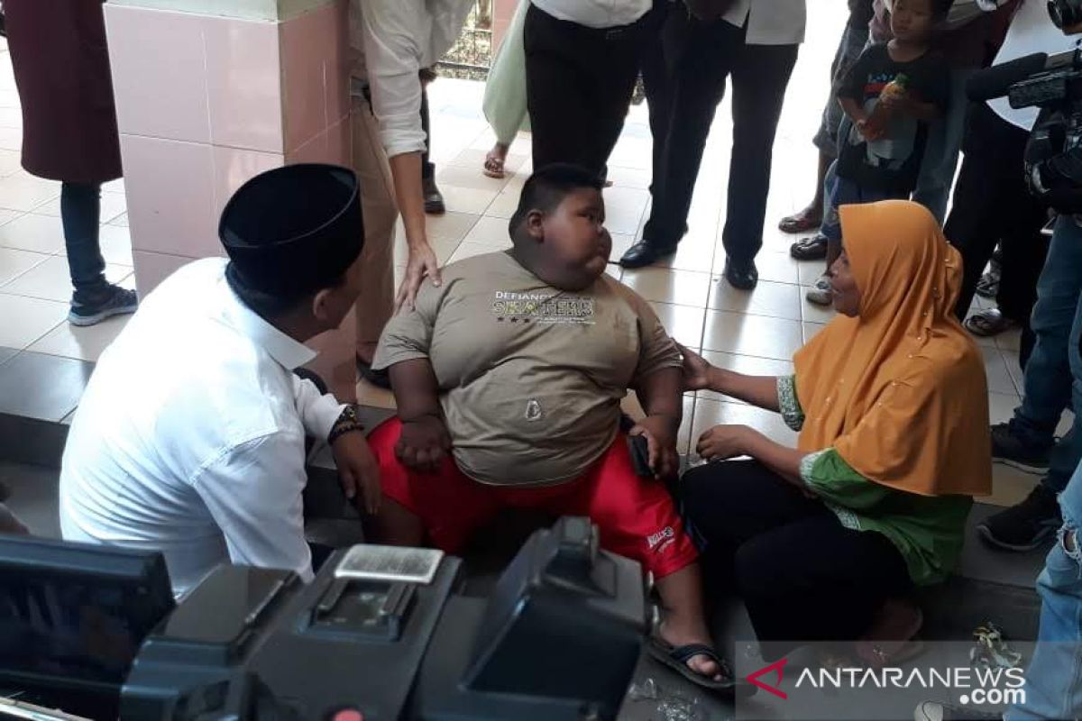 Setia, bocah obesitas asal Karawang meninggal dunia
