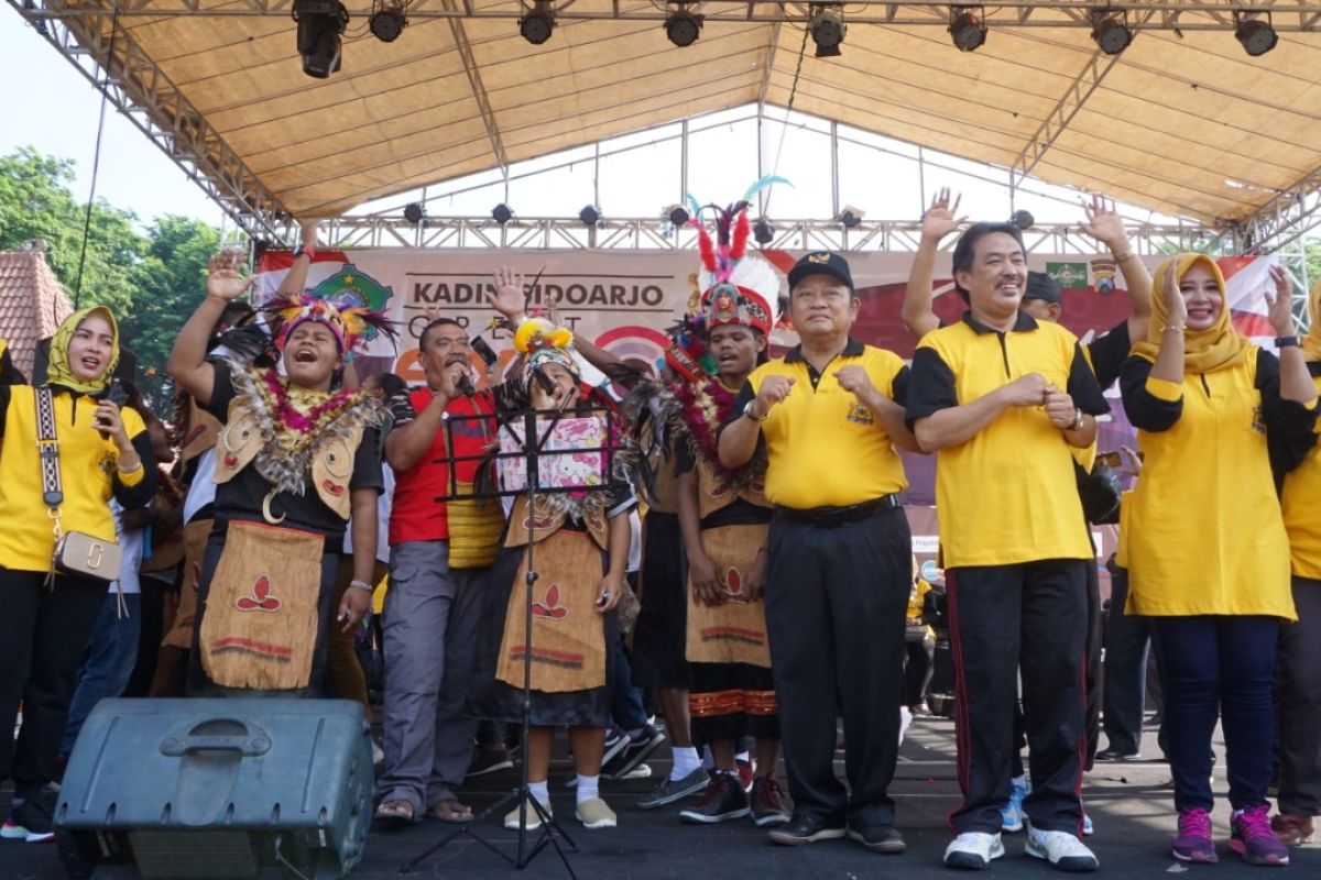 Kabupaten Sidoarjo Jatim deklarasikan cinta Papua