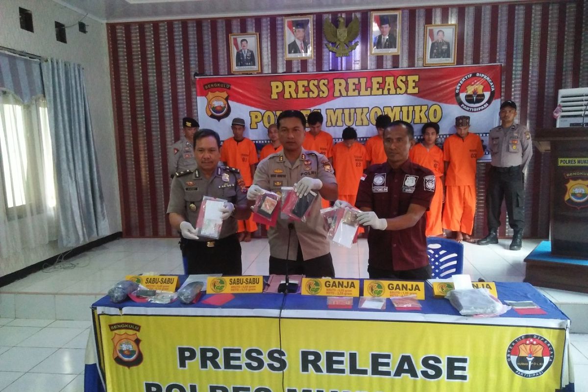 Polres Mukomuko kembangkan kasus narkotika di perbatasan Sumbar