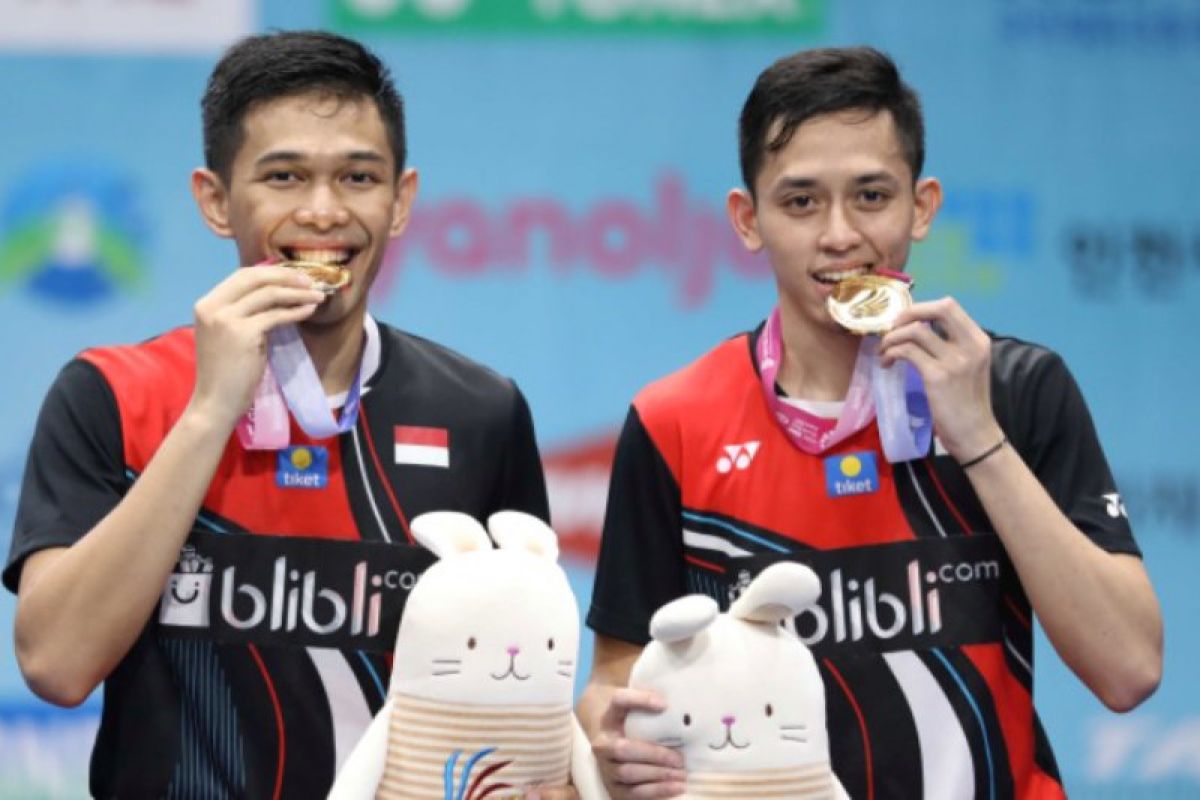 Fajar Alfian/Muhammad Rian Ardianto juara ganda putra Korea Open 2019