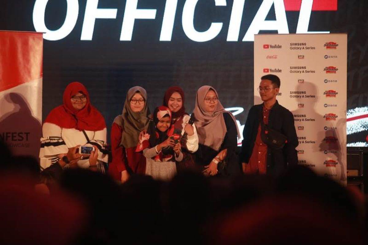 Kreator top hadir pada YouTube FanFest Showcase di Yogyakarta