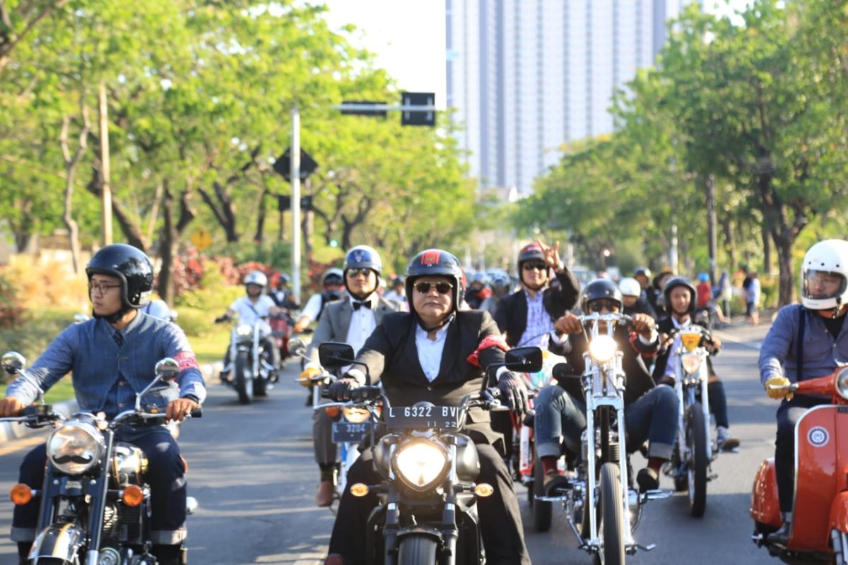 Bacawali Surabaya bersama komunitas motor kampanye peduli penderita kanker