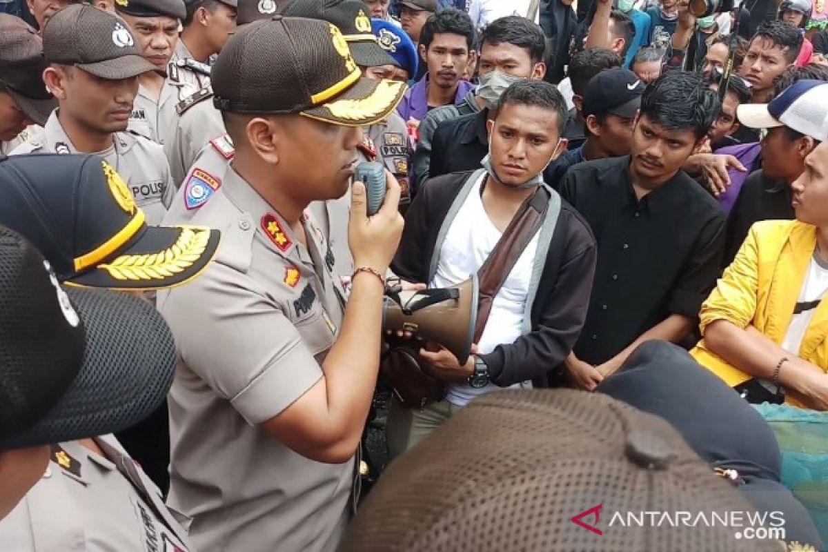 Kapolres Tanjungbalai apresiasi unjukrasa tanpa anarkis