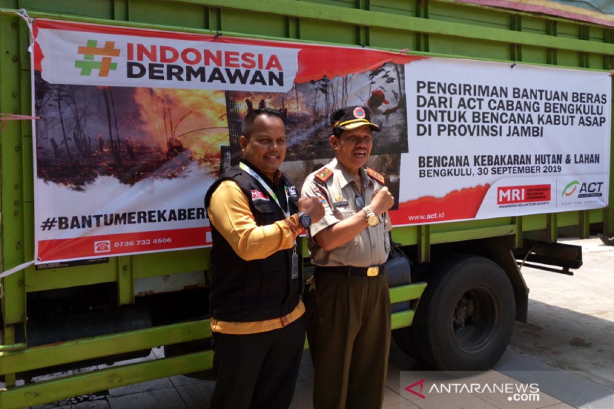ACT distribusikan enam ton beras untuk korban karhutla Jambi