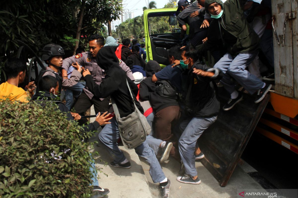 Polresta Tangerang cegah 125 siswa hendak demo ke Jakarta