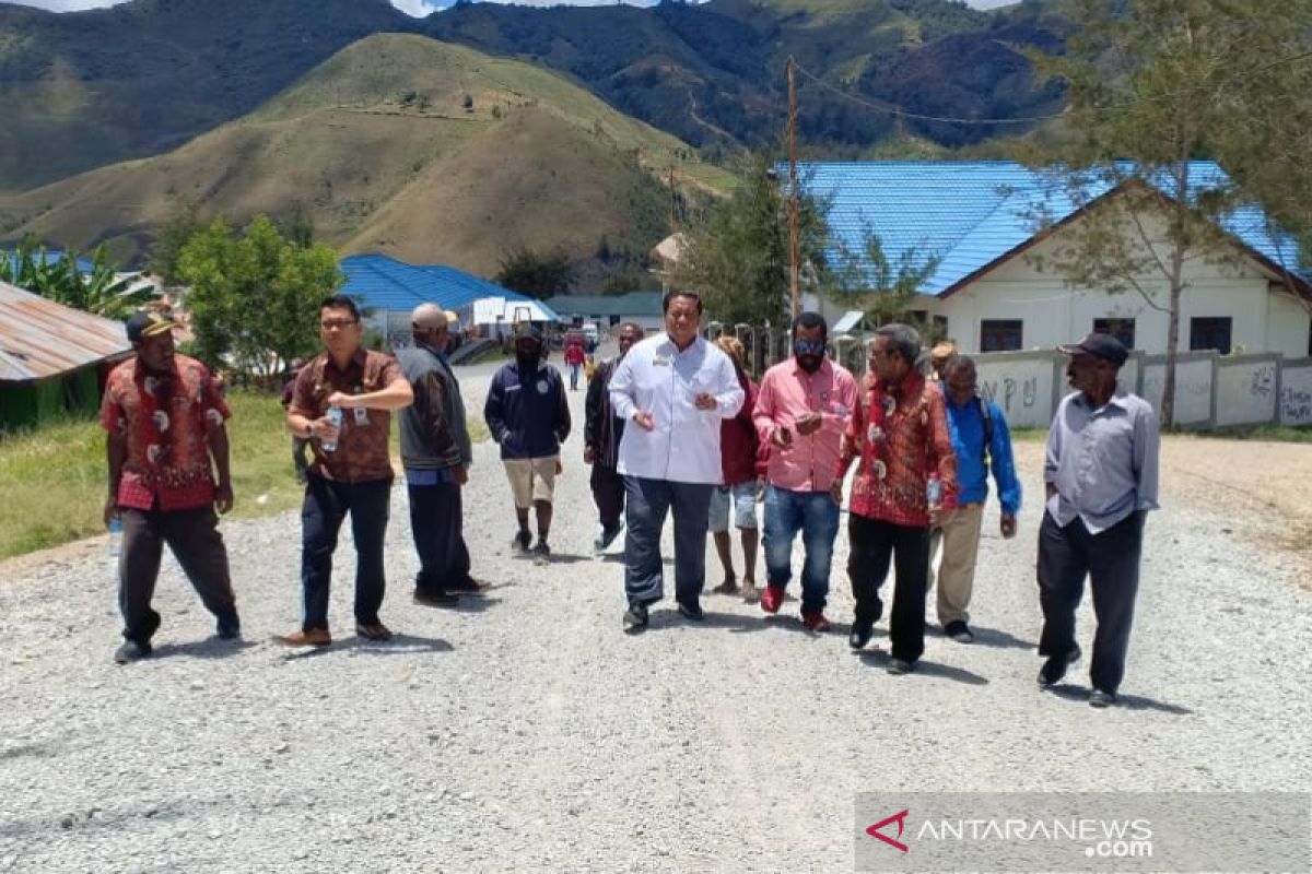 Pemkab Lanny Jaya berkoordinasi dengan para kadistrik guna antisipasi keamanan