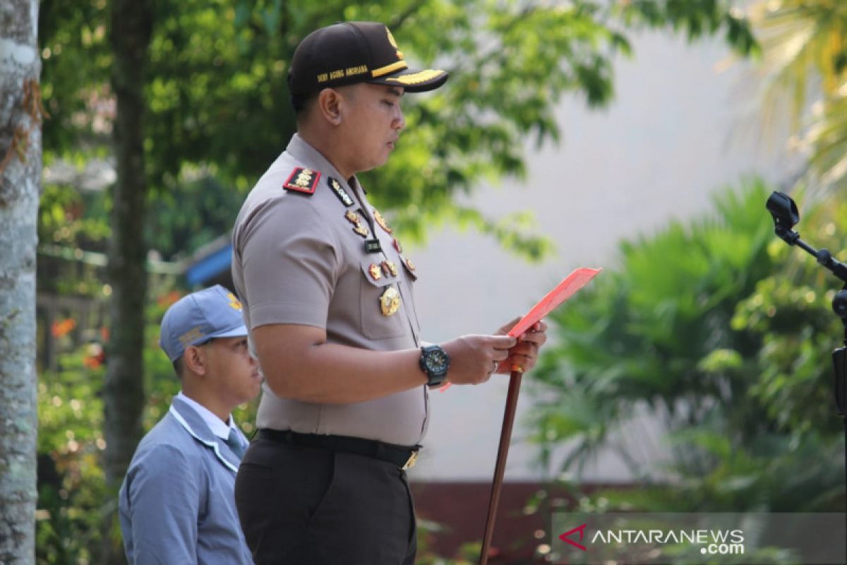 Kapolres  OKU Selatan minta pelajar tidak ikut demo