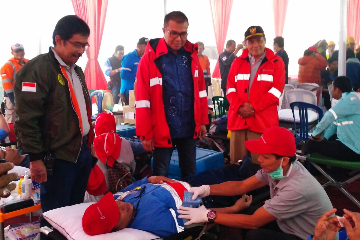 PMI Solok Selatan apresiasi donor darah yang digelar PT Supreme Energy Muaralabuh