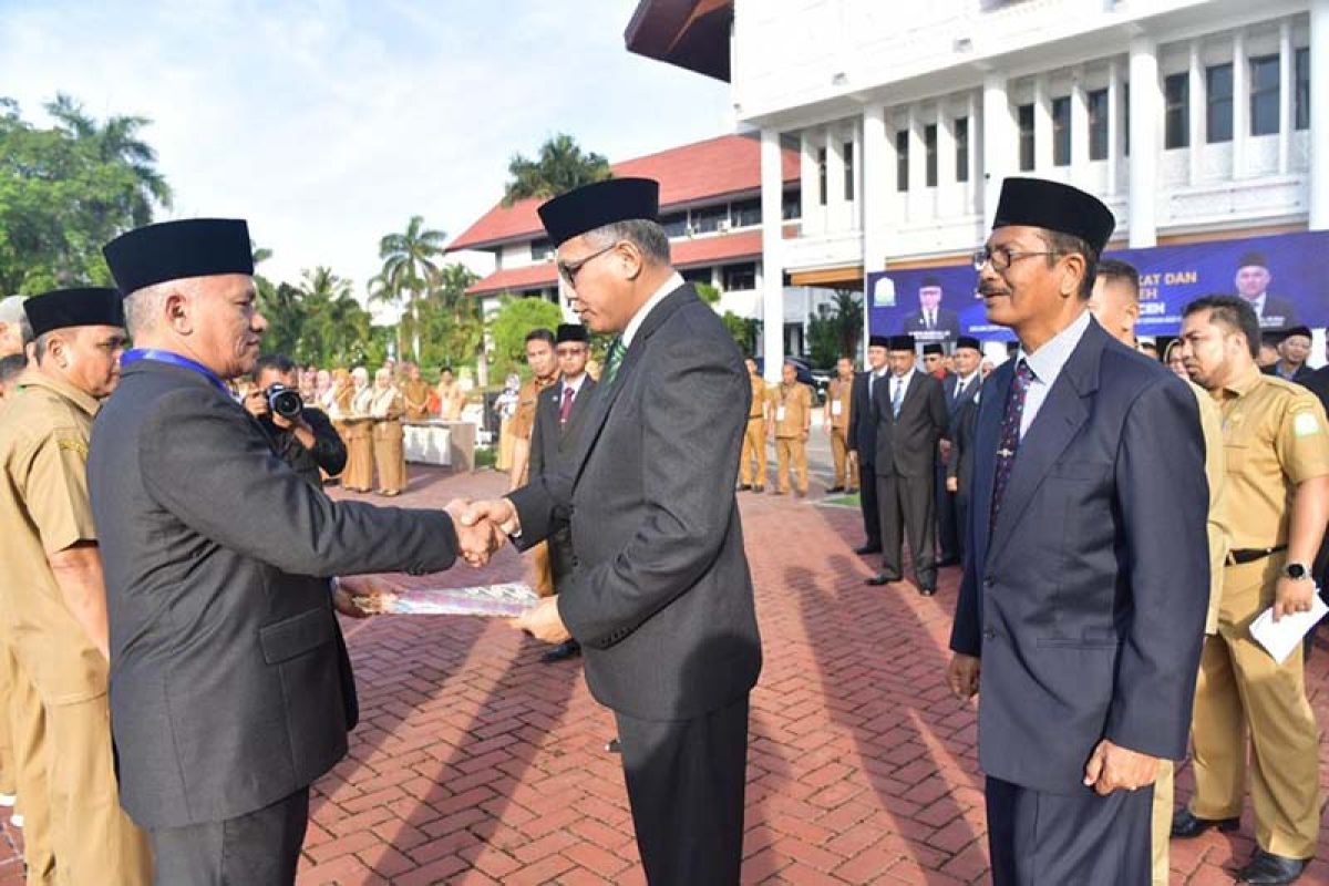 Gubernur Aceh minta ASN tingkatkan pelayanan sesuai zaman