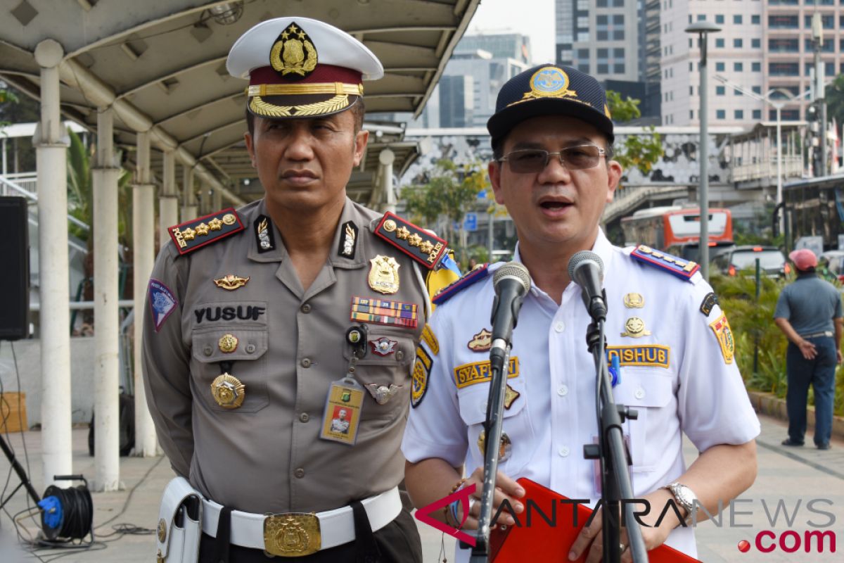 Rabu tanpa kendaraan pribadi diberlakukan untuk pegawai Dishub Jakarta