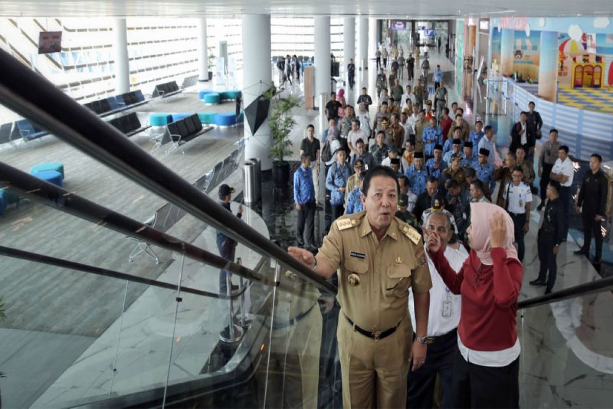 Jelang Kunjungan Presiden Jokowi, Gubernur Arinal Tinjau  Dermaga Eksekutif Bakauheni