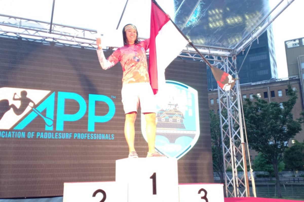 Didukung BPJS-TK atlet SUP Indonesia juara di Osaka Jepang