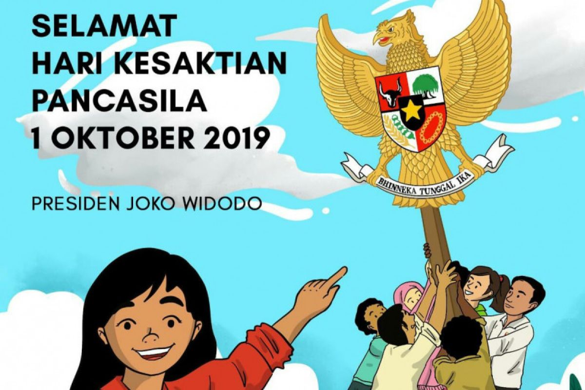 Presiden sampaikan ucapan selamat Hari Kesaktian Pancasila