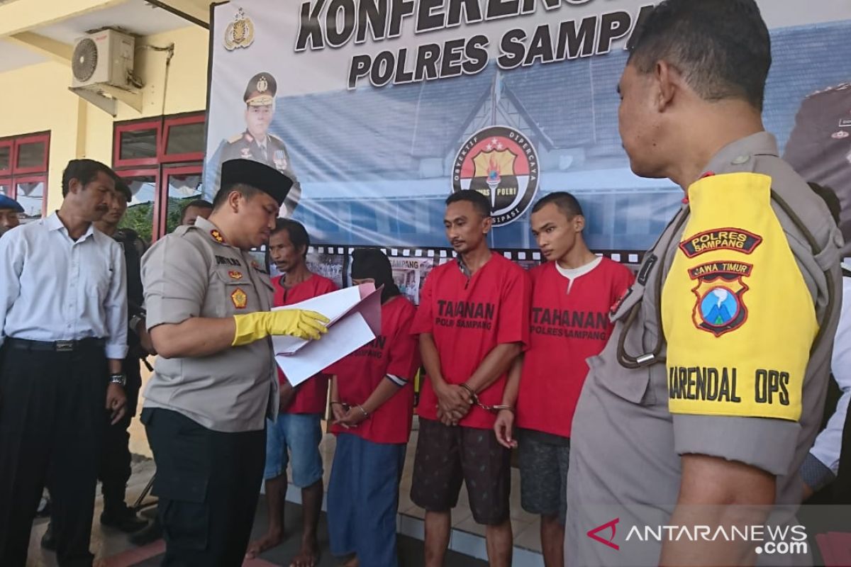 Polres Sampang tangkap lima pengedar narkoba, salah satunya ibu rumah tangga