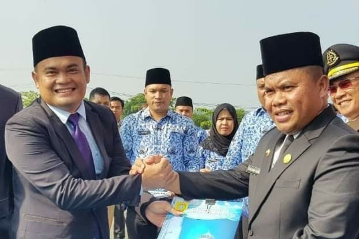 Peringatan kesaktian Pancasila, Pemkab Labusel dan KPU tandatangani NPHD