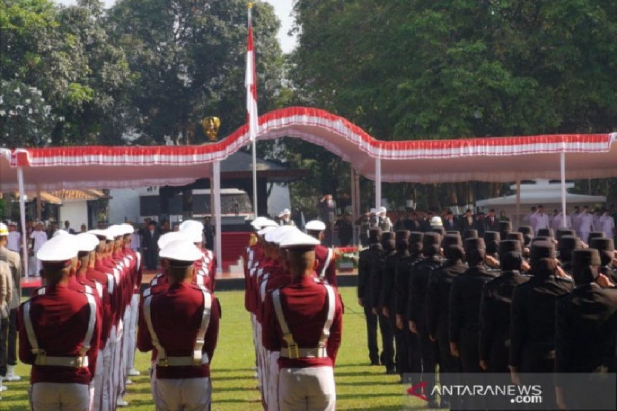 Presiden Joko Widodo inspektur upacara peringatan Hari Kesaktian Pancasila